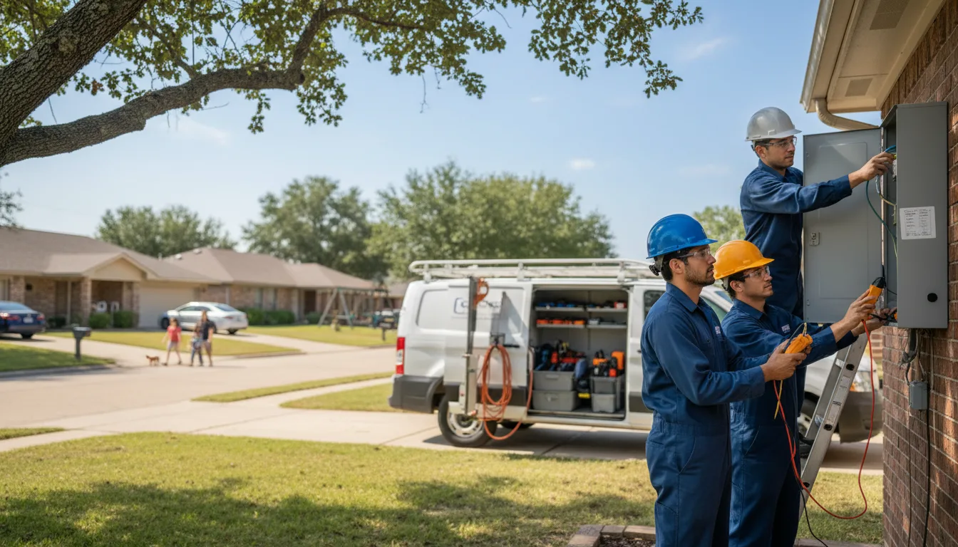 Certified electrician providing emergency electrical services in Wheatfield, IN